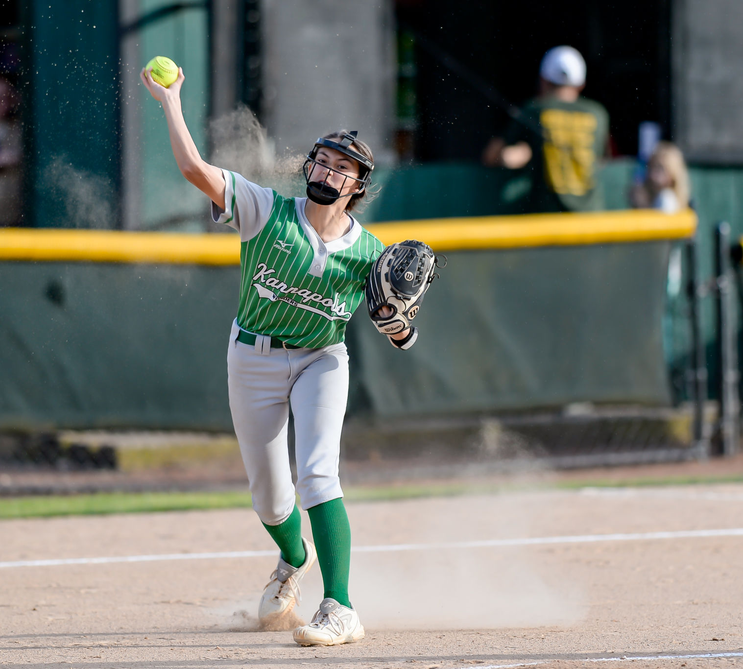 Friday night softball action